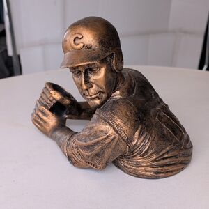 Bam Vino Baseball Batter Wine Bottle Holder Bronze Finish Holds 1 Bottle Wine